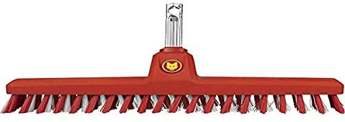 WOLF Garten Scrubber Multi-Star SB 350 M; Spazzola Larga con setole robuste; Ideale per Grandi superfici; Larghezza di Lavoro 35 cm; 71ANA019650