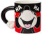 Silver Buffalo Disney Mickey Mouse Laughing Face Tazza in ceramica con manico scolpito, 590 ml