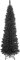 TrendMakers Artificial Christmas Tree Xmas Pine Tree Solid Metal Legs Stand Perfect for Indoor/Outdoor Holiday Decoration | 6FT Slim Pencil | Black - 650 Branch Tips