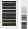 Atrium - Doppelrollo I Ohne Bohren I Duo Rollo für Fenster I Fensterrollo Tag und Nacht I Einfache Montage Easy-Click I Sonnenschutz I Universalgriffe I Multi-Stop Funktion I 120 x 150 cm - Schwarz