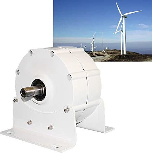 400W 500W 600W 800W Generatore a Magneti Permanenti CA Trifase, Motore Elettrico Brushless NdFeB per Terre Rare, Turbina per Energia Eolica di Piccola Energia per Uso Domestico,500W-24V