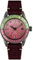 Out of Order COSMOPOLITAN GMT Automatik Stahl Rot Grün Datum Leder Uhr Alter Herren, Gurt