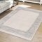 Teppich-Traum Teppich Eleganter Designer Gästezimmer Hauptsympathisch Pflegeleicht Glänzend Pflegeleicht - blau-weiß, 160 x 230 cm