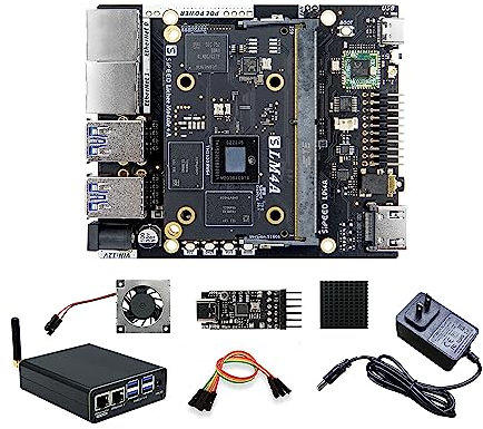 LicheePi 4A 64bit LPDDR4X 16GB RISC-V Linux Single Board Computer, Open Source IoT Development Board, TH1520 C910x4 2,0GHz CPU 4TOPS NPU, WiFi4 BT5 Dual Gigabit Ethernet, unterstützt Android Debian