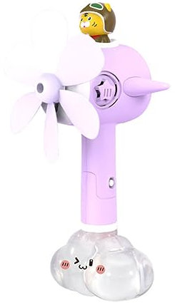 Vaguelly Fan Plastic Leaf Blower Purple Summer Child
