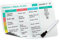 Planungstafeln, Magnetischer Wochenplaner kalender (Mehrfarbig 19,5 cm. x 14 cm.), Menüplaner, Spezialfelder - Einkaufslisten + Trockenlöschmarker mit Magnetkappe