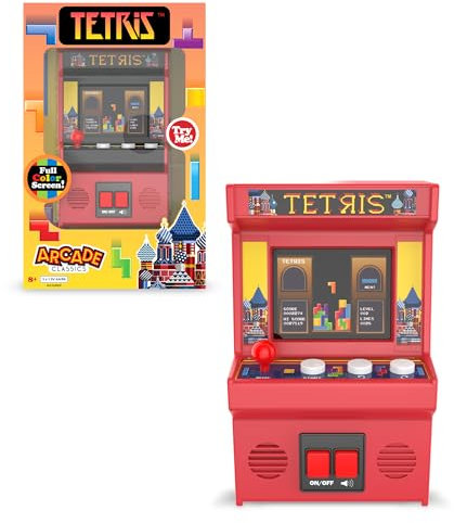 Arcade Classics Tetris, Jeu d’Arcade rétro Classique avec Un Nouvel écran Couleur TFT, Réplique Authentique en Miniature, Parfait pour Tous Les Âges, Jeu Simple