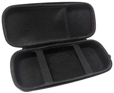 Hard EVA Carrying Case for JBL PartyBox ES Speaker Microphone Storage Box Portable Bluetooth K Song Mic Travel Storage Hand Bag (Black)
