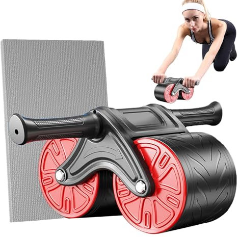 Generic Bauch-Übungsroller, Bauch-Rollerrad | Core Workout Ab Roller Übungsräder - Home Gym Fitness Roller für Rumpftraining und Bauchkrafttraining – für Männer und Frauen, SRDDT2H6OF5RWYTGH6M