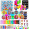 Juego de 149 unidades de slime de payaso para niños, juego de slime para hacer uno mismo, kit de slime con arcilla transparente, arcilla para modelar, espuma de modelado, regalos de fiesta de Pascua