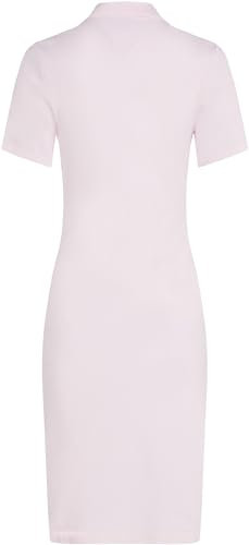 TOMMY HILFIGER Robe Polo Femme 1985 Pique Slim Fit, Rose (Light Pink), XL