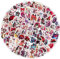 100 Stück Cartoon Hazbin Hotel Aufkleber, Hotels Aufkleber,Anime Vinyl Wasserdicht Ästhetisch Stickers für DIY Bastelarbeiten,Handys,Gepäck,Fotoalben,Fahrräder, Niedliche Party Supplies Aufkleber