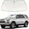 145 * 80cm Sonnenschutz Auto Frontscheibe, Faltbar Sonnenschirm Innen, UV-Schutz Auto Sonnenblende für die Windschutzscheibe, für Die Meisten Autos und SUV (Silbernem Reflektierendem)