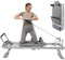 DSeenLeap Pilates Reformer-Maschine für das Heimtraining – Pilates Reformer-Maschine mit Feder für das Heimtraining, Faltbarer Reformer-Pilates für Anfänger