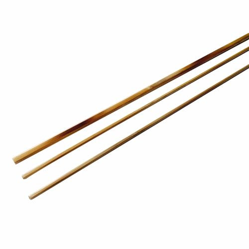 ZHUSROD 7wt | 2,4 m | 3 pièces | Canne à mouche vierge en bambou | Dickerson 801611-D Taper (non ferrulé, seulement 1 pointe)