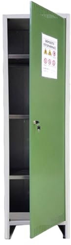 Briconess.com Metallschrank für Pflanzenschutzmittel hoch 1 Tür 179,5 x 50 x 40 cm L500