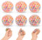 URHRHU 6 X Stress Balls 5.5cm Hand Therapie Bälle, Squeeze Ball zu entspannen, Antistressball, für Kinder Erwachsene ADHS, Angst, OCD Angst abbauen und Beruhigung