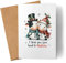 Lilavie-Design I Love You from Head to Mistletoe Lustiges Kuhmotiv Karte Weihnachtskarte witziges Design Weihnachten