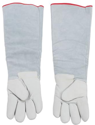 Asixxsix Kryo-Handschuhe, 60Cm LN2-Schutzhandschuhe -500℉/-260℃ Frostschutzhandschuhe, Kältebeständige Sicherheits-Arbeitshandschuhe,Winter-Arbeitshandschuhe, Tiefkühl-Sicherheitshandschuhe