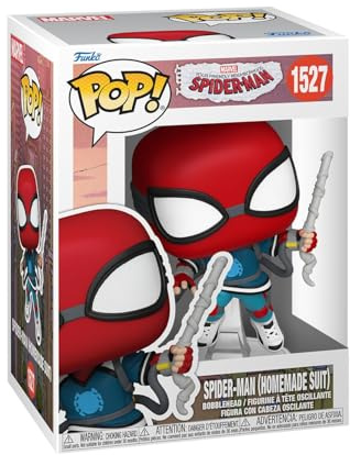 Funko POP! Marvel: Spider-Man - Peter Parker in Proto Suit (Animated) | Gadget Ufficiale Superheroes - Personaggio in Vinile da Collezione - Idea Regalo Compleanno per Fan e Collezionisti