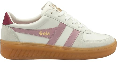 Gola Damen Grandslam Elite Schuhe, White-Candy-Cerise-Gum, 42
