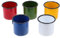 GRADENEVE 5 Mini Tazas De Esmalte Vintage Con Diseño Moteado Tazas Esmaltadas Para Acampar.