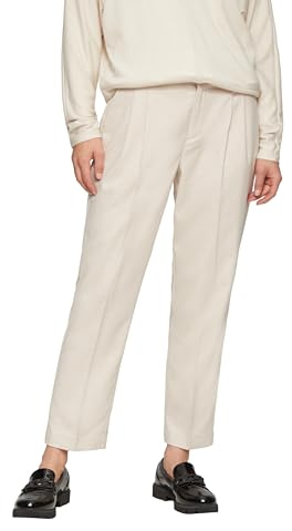 s.Oliver Twill-Hose mit Bundfalte