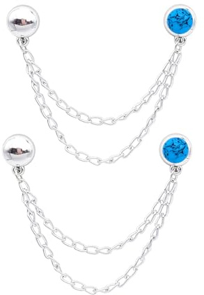 2pcs Magnethose Manschettenklammern Kopftuch Pin Magnetnadel Ohne Brosche Hijab Pin Säsche Förderer T Shirt Kürzung Ohne Nähkleidung Magnete Für Hemd