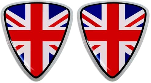 4R Quattroerre.it 14296 3D Aufkleber Schild UK (Packung mit 2)