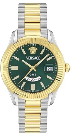 Versace Herren Analog Quarz Armabanduhr Apodis