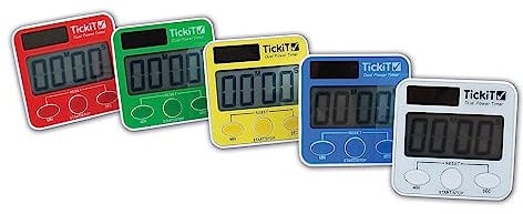 TickiT 92079 Dual Power Timer 5 piece set