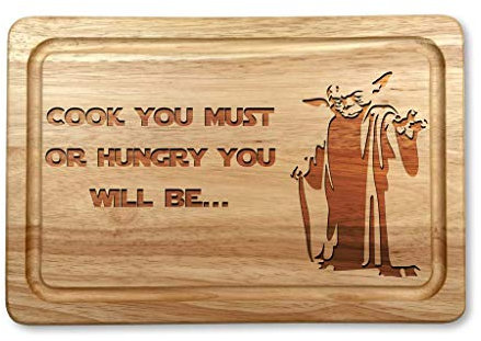 Yoda Cook You Must Chopping Board Gift