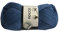 filati italiani Cotone Fiocco. 100% Cotton, 50g (125m) per Uncinetto e Maglieria (Blu Navy - 7521)