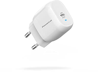 PowerLot 20W USB C Ladegerät mit GaN Tech PD 3.0 Netzteil USB C Power Adapter für iPhone 14/14 Plus/14 Pro/14 Pro Max/13/12/SE, Schnellladegerät für Pixel 7 Pro, iPad, iWatch 8 Ultra, AirPods usw