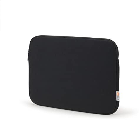 base xx Laptop Sleeve 12 Zoll - 12.5 Zoll Notebookhülle - Wasserabweisende Notebooktasche mit Metallreißverschluß, stoßfeste Polsterung, Jersey Stoff, schwarz