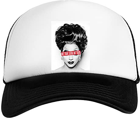 Not Today, Satan. Not Today Weiß Schwarz Unisex Kinder Baseball Cap Kids White Black