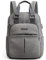 VARLIVOO Femmes Sac à Dos avec USB Port Cartable Sac à Dos Ordinateur Portable 13 Pouces Sacs D'école Collège Voyager Commuer Camping Imperméable Polyester Gris