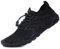Mesing Wasserschuhe Barfußschuhe Schnell Trocknend Badeschuhe Schwimmschuhe Leicht rutschfest Strandschuhe Aquaschuhe für Herren Damen SUX99618-Black-EU42