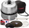 Cobb Grill Premier AIR Deluxe Holzkohlegrill - inkl. Tragetasche, Grillplatte, Bratenrost, Pizzastein, 1x Cobble Stones 6er