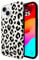 Kate Spade New York Hülle für iPhone 15, iPhone 14, iPhone 13, Kompatibel für MagSafe - City Leopard, schwarz