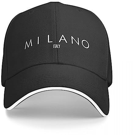 BEABAG Basecap Milano Italien Cap Baseballmütze lustige Mütze Fischerhut Hüte für Frauen Herren