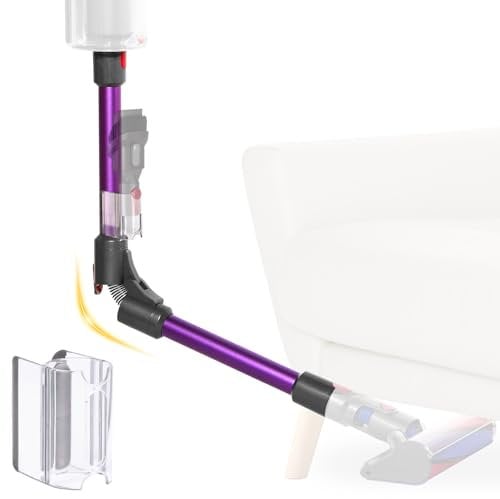 Tube d'extension à dégagement rapide pour aspirateur Dyson V7 V8 V10 V11 V15 - Violet - Pliable - Flexible - Accessoire de tuyau d'aspiration - 73 cm