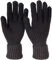 styleBREAKER Damen Strick Handschuhe mit Farbverlauf Muster, Winter Ombré Strickhandschuhe, Fingerhandschuhe 09010045, Farbe:Schwarz-Dunkelgrau