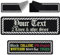 Patch Personalisiert mit Klettverschluss | Klettpatch personalisieren | Aufnäher mit Klett | Namensschilder für Kleidung | Klett Patch selbst gestalten | 75x30mm