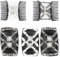 Peigne à Cheveux Magique perlé Lot de 3 Pinces à Cheveux Élastiques Magiques Peignes de Cheveux Extensible Double Clips Magic hair comb pour Accessoire Cheveux Femmes Filles