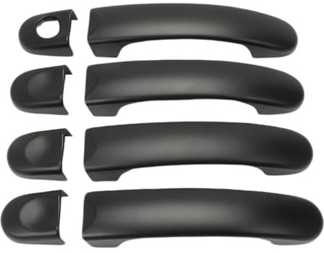 AUROLYNNE Türgriff für T5 Türgriff Innen Türgriff Heckklappe Außen T6 Caddy Schwarz 8 pcs