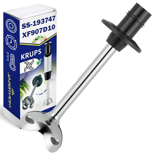 MONTERAL Fuß aus Edelstahl für Stabmixer mit dem Originalcode SS193747 SS-193747 XF907D10 XF-907D10 für Krups - Garantie 10 Jahre