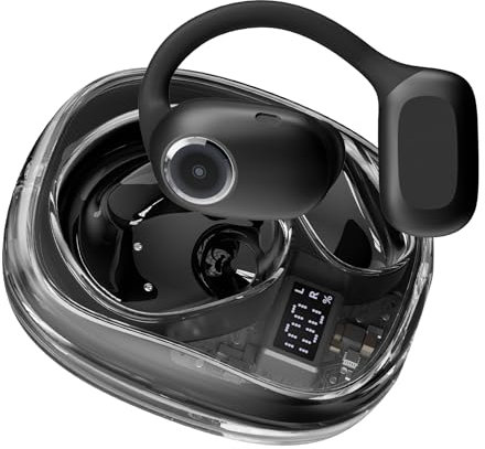 Blackview Airbuds 100 Cuffie Bluetooth Sport, Auricolari Bluetooth 5.3 con Mic Stereo, Cuffie Wireless con Ricarica Rapida USB-C, Cuffiette Display LED IP68 Impermeabili, 500mAh Cuffie Wireless In Ear