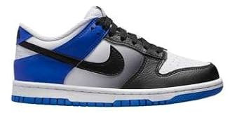 Nike Dunk Low Big Kids Shoes (HJ9209-400, Game Royal/White/Black), Game Royal/White/Black, 6.5 Big Kid