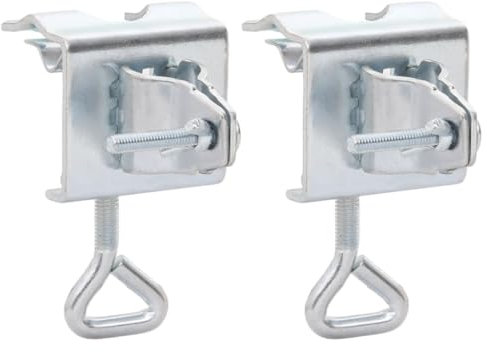 Homgoday Pince à Parasol Balcon - Fixation Stable, Portable, Installation Facile, Acier Galvanisé, Diamètre Max 32mm